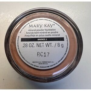 Sealed Mary Kay Mineral Powder Foundation Bronze 2 New Old Stock 0.28oz No Box